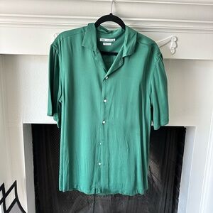 Zara Green Collared shirt (S)